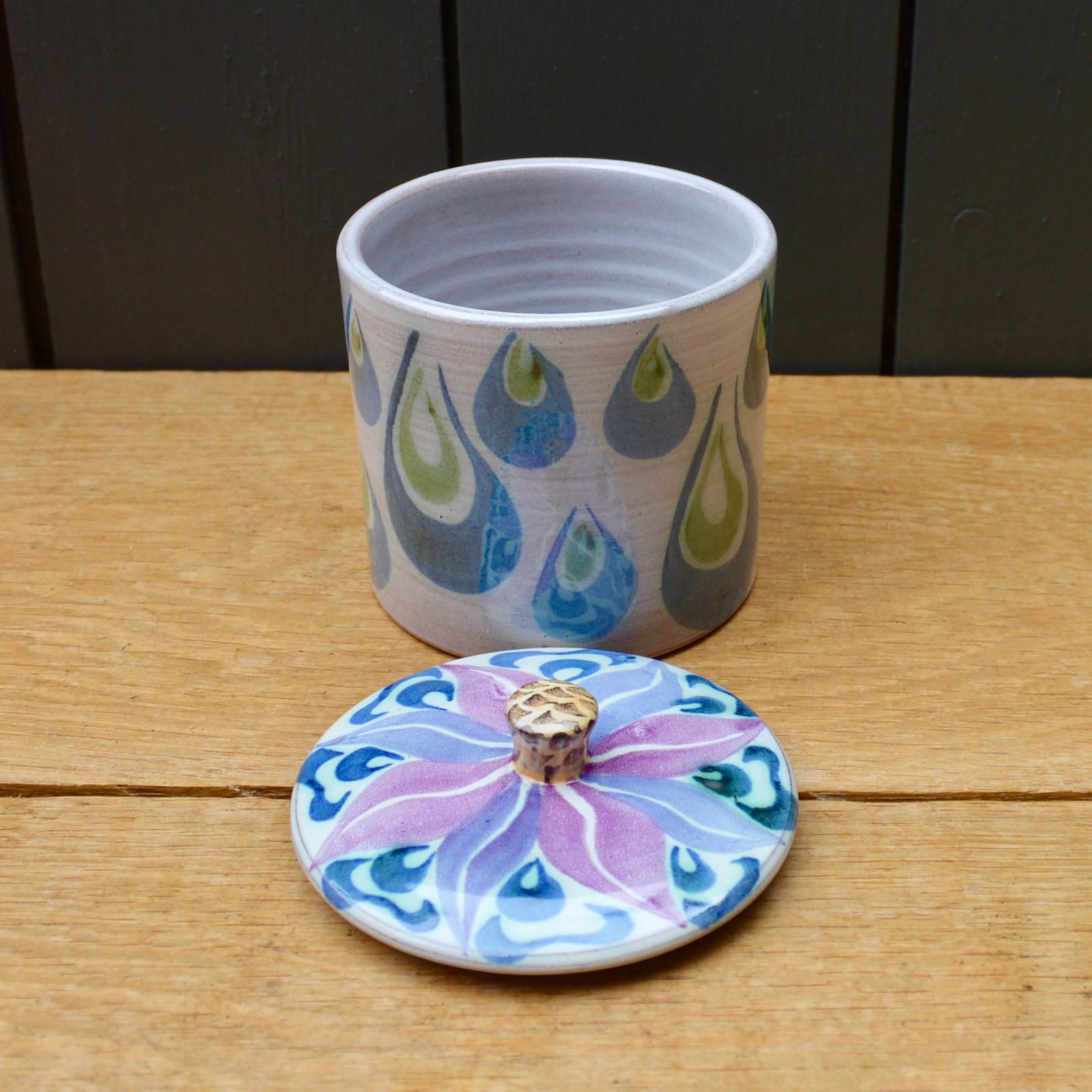 Flower Caddy - Blue/Violet